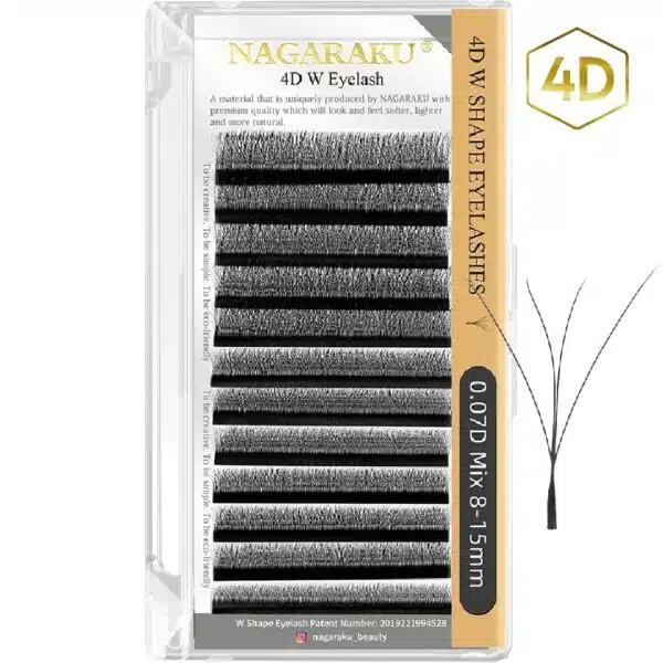 4D-1 blister de pestañas 4D marca angaraku