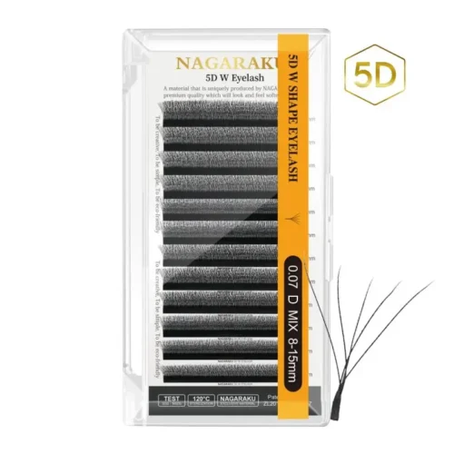 Blister de Pestañas Nagaraku 5D Curva D