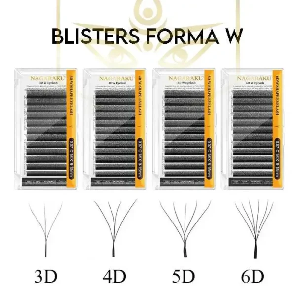W-1 Blister Nagaraku 3D W