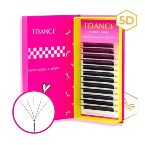 blister de pestañas 5D marca T DANCE para extensiones de pestañas