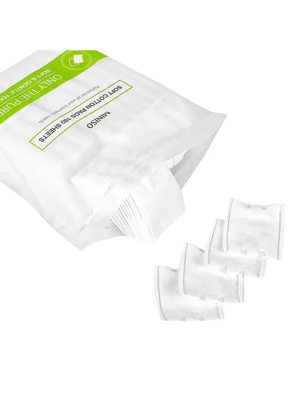 Paquete de Almohadillas Desmaquillantes Miniso 180pz Sin Pelusa para Lashistas