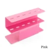 porta pinzas rosa para extensiones de pestañas