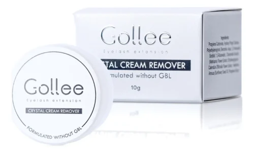 Removedor en Crema Gollee Crystal Sin Ardor y Sin GBL para Pestañas