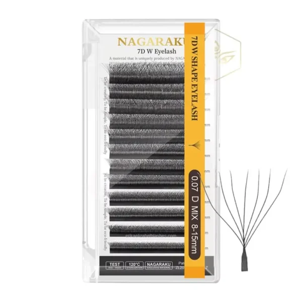 blister 7D nagaraku abanicos para extensiones de pestañas