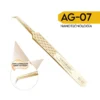pinzas con nanotecnología para extensiones de pestañas nagaraku AG-07